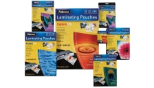 Pouches per plastificatrici Fellowes - 80 micron per lato - A4 - lucida - 5306114 (conf.100)