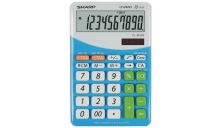 Calcolatrice da tavolo EL-M332B a 10 cifre Sharp - blu - SH-ELM332BBL