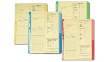 Cartelline dichiarazione redditi 4company - 32,5x25,5 cm - avorio - rosso - 4175 04 (conf.50)
