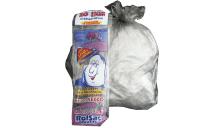 Sacchetti per la spazzatura 50 X 60 cm da 30 l e spessore 21 µm di colore trasparente in confezione da 20 Pz.