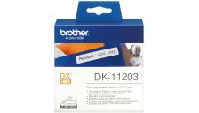 Etichette Brother DK11203 nero-bianco - 309250
