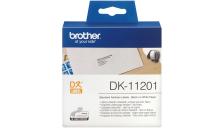 Etichette Brother DK11201 nero-bianco - 309257