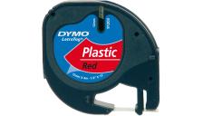 Nastro Dymo 12mm x 4m - 91203 (S0721630) nero-rosso - 345603