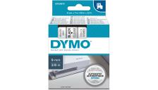 Nastro Dymo 9mm x 7m - 40910 (S0720670) nero-trasparente - 433470