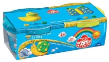 Barattoli Did&ograve; Bis Glitter Dido - azzurro/giallo - 396701