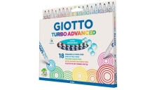 Pennarelli superlavabili Giotto Turbo - 2,8 mm - 426200 (conf.18)