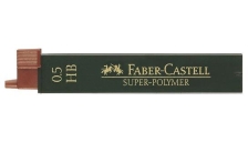 Mine SUPERPOLYMER Faber Castell - 0,5 mm - HB - 120500 (conf. 12 )