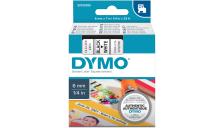 Nastro Dymo 6mm x 7m - 43613 (S0720780) nero-bianco - 699020