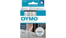 Nastro Dymo 12mm x 7m - 45010 (S0720500) nero-trasparente - 764257