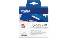 Nastro Brother DK22210 nero-bianco - 770600