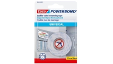 Biadesivo Universal Powerbond Tesa - blister - 1,5 mt x19 mm - bianco - 58565-00001-00