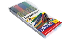 Marcatore permanente N850 Pentel linea Amiko - tonda - 2 mm - assortiti - 0100861 (conf.4)
