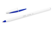 Penne Cristal UP Bicolor Bic - Bianco/Blu - 949879 (conf.20)
