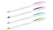 Penne Cristal UP Bicolor Bic - Bianco - 950446 (conf.20)