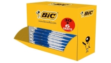Penna a sfera a scatto Atlantis Bic - Value pack - blu - 920286 (conf.30+6)