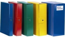 Scatole portaprogetti Delso Order Esselte - dorso 8 cm - 25x35 cm - blu - 390388050 (conf.5)