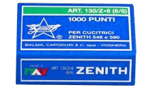 Punti metallici Zenith - 130/Z6 (6/6) - 130/Z6 (conf.10x1000)