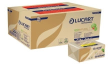 Asciugamani Eco Natural Lucart - Z - 2 veli - 23x23,5 cm - 864036 (conf.18)