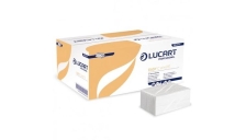 Asciugamani intercalati Lucart - C - 1 velo - carta riciclata - 22,5x33 cm - 862074 (conf.20)