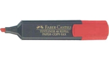 Evidenziatore Textliner 48 Refill Faber Castell - rosso - 154821 (conf.10)