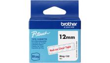 Nastro Brother Btag 132 (BTAG132) rosso-trasparente - B03370