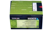 Toner Lexmark 802XCE (80C2XCE) ciano - D02300