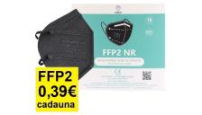 Mascherine monouso FFP2 NERE - Certificazione CE 0370 - Scatola da 10 pezzi - D07096