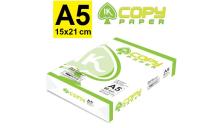 Carta A5  risma singola PaperLine di Qualità superiore (A) IK Copy Green 80g/mq 500 fogli - D08617