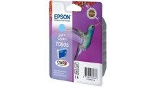 Cartuccia Epson T0805/blister RS+AM+RF (C13T08054021) ciano chiaro - U00473