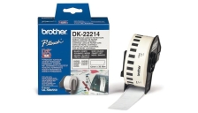 Rotolo etichette Brother DK22214 nero-bianco - U00843