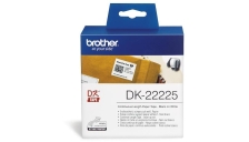 Rotolo etichette Brother DK22225 nero-bianco - U00845