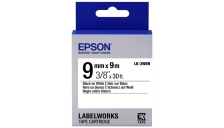 Nastro Epson LK-3WBN (C53S653003) bianco-nero - U01003