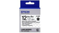 Nastro Epson LK-4TBN (C53S654012) nero su trasparente - U01012