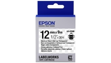 Nastro Epson LK-4TBW (C53S654015) nero su trasparente - U01014