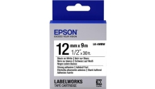 Nastro Epson LK-4WBW (C53S654016) nero-bianco - U01015