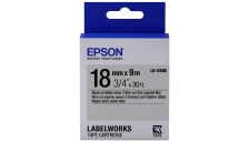 Nastro Epson LK-5SBE (C53S655013) argento-nero - U01029