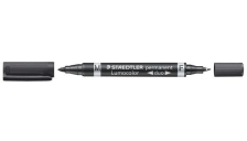 Marcatore Lumocolor&reg; permanent duo Staedtler - 0,6-1,5 mm - nero - 348-9