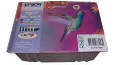 Cartuccia Epson T080/blister RS+AM+RF (C13T08074021) 6 colori - Y09545