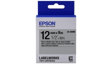 Nastro Epson LK-4SBM (C53S654019) argento-nero - Y09777