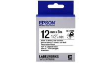 Nastro Epson LK-4WBQ (C53S654024) bianco-nero - Y09779