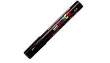 Marcatore uni posca pc5m nero p. media - Z00649