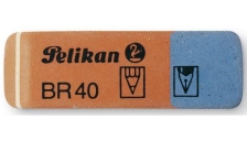 Box 40 gomme pelikan br/40 blu-rossa - Z00668