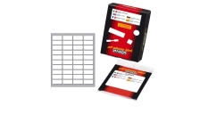 Etichetta adesiva bianca 28x12mm (10fogli x 40etichette) markin - Z00686