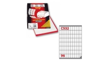 Etichetta adesiva c/532 bianca 100fg A4 16,3x35,4mm (96et/fg) markin - Z00714