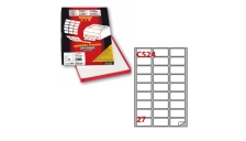 Etichetta adesiva c/524 bianca 100fg A4 56x28mm (27et/fg) markin - Z00716