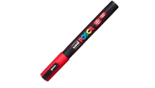 Marcatore uni posca pc3m rosso p. fine - Z01194