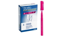 Scatola 12 evidenziatori highlighter rosa tratto fluo - Z01276
