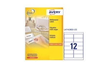 Etichetta adesiva l4743rev bianca rimov. 25fg A4 99,1x42,3mm (12et/fg) laser - Z02079