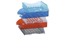 Vaschetta portacorrispondenza e040 azzurro trasparente modula leonardi - Z02196