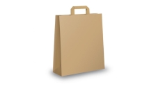 Blister 25 shoppers 36x12x41cm avana neutro piattina - Z02810